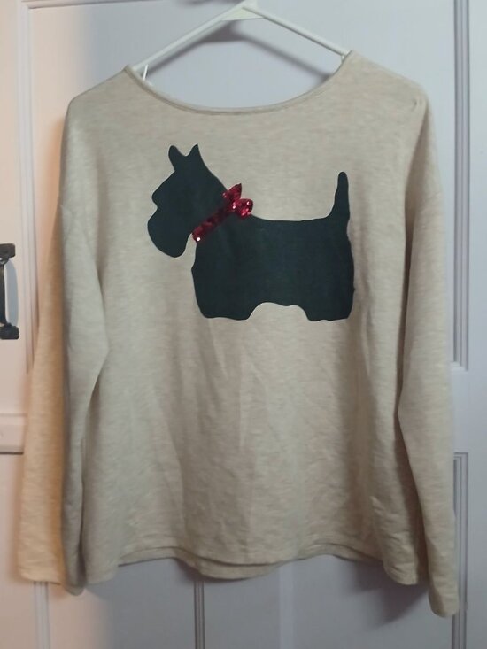 For The Republic Tops - For The Republic Womens Small Dog Shirt